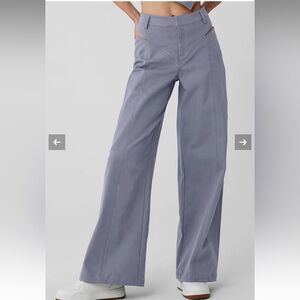 Women's Gray Wide-Leg Pants